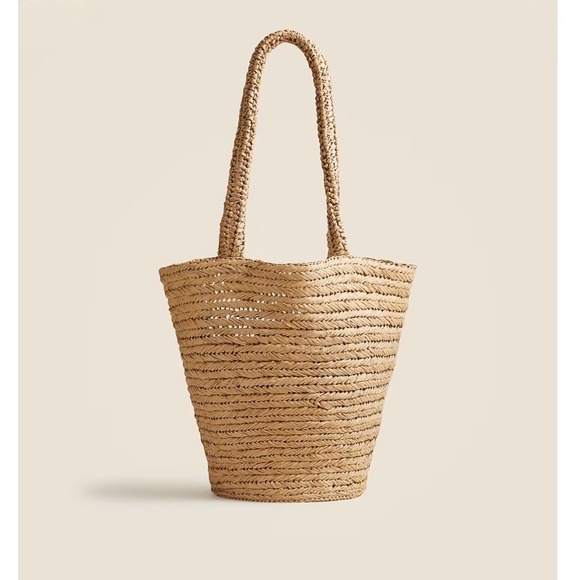 J.Crew Handbags - NWT J. Crew Malta Handwoven Straw Tote CJ878